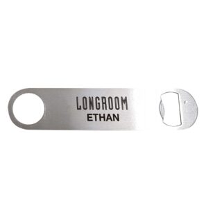 Bottle Opener Black Engraving
