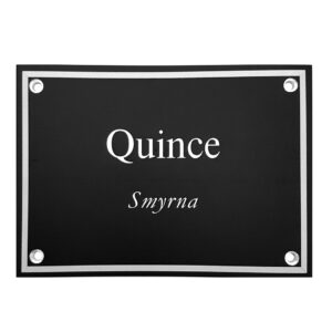 Anodized Black Plaque