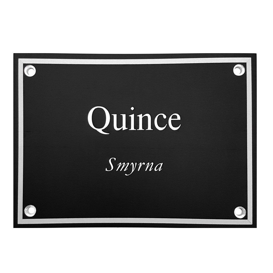Anodized Black Plaque