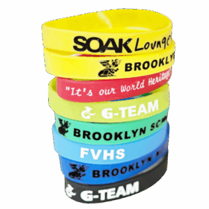 Assorted PVC Printed Bracelents